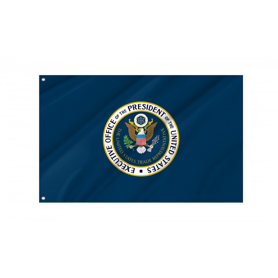 Flag Of Trade Representative, Patriotic Flags, Unique Design Print, Flags For Indoor & Outdoor Use - High Quality United States for Indoor and Outdoor Use
