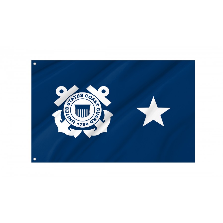 Flag Of Uscg Rear Admiral, Patriotic Flags, Unique Design Print, Flags For Indoor & Outdoor Use - High Quality United States for Indoor and Outdoor Use