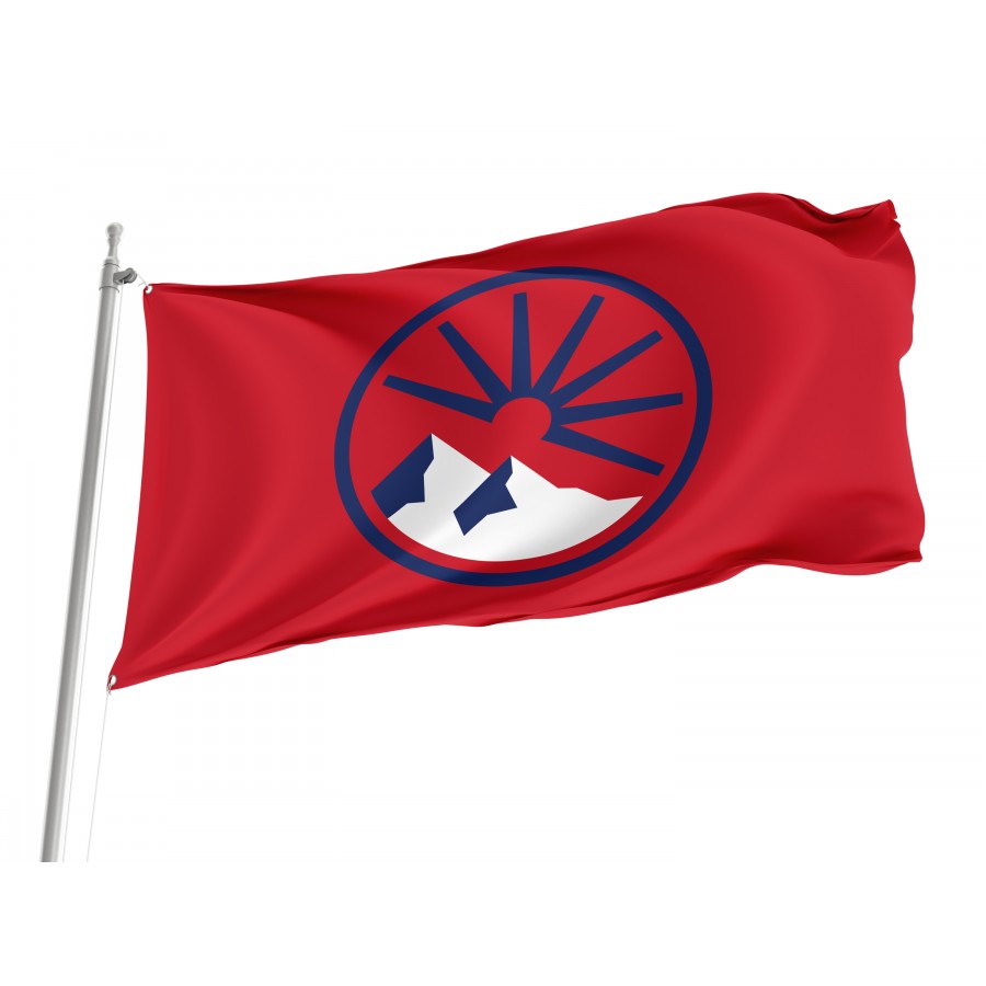 Flag of American Fork, Utah, Patriotic Flags, Unique Design Print, Flags for Indoor & Outdoor Use