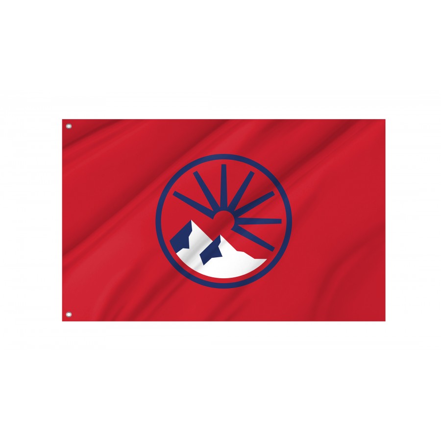 Flag of American Fork, Utah, Patriotic Flags, Unique Design Print, Flags for Indoor & Outdoor Use