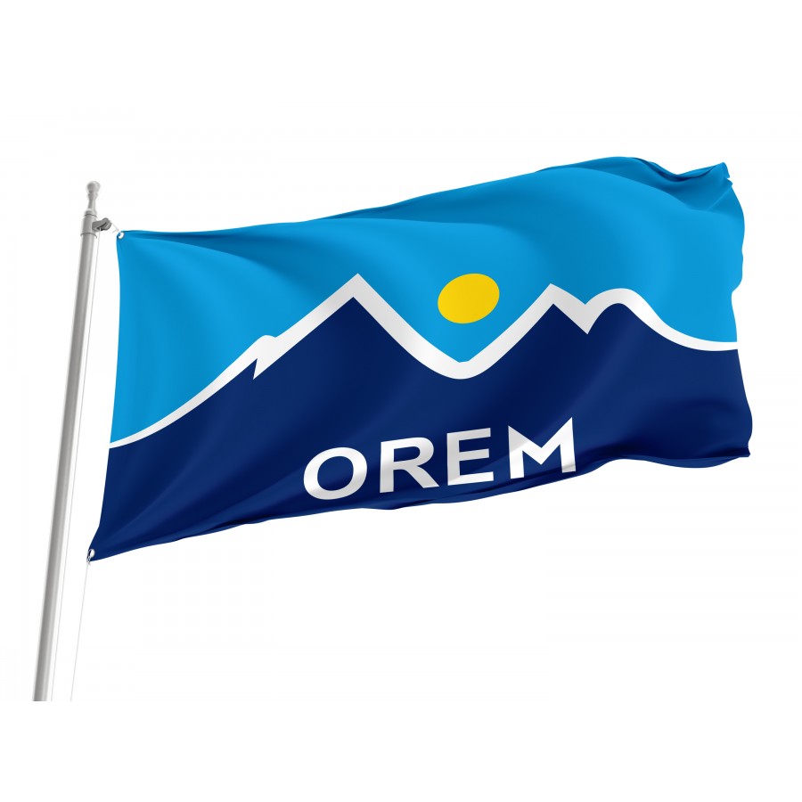 Flag of Orem, Utah, Patriotic Flags, Unique Design Print, Flags for Indoor & Outdoor Use