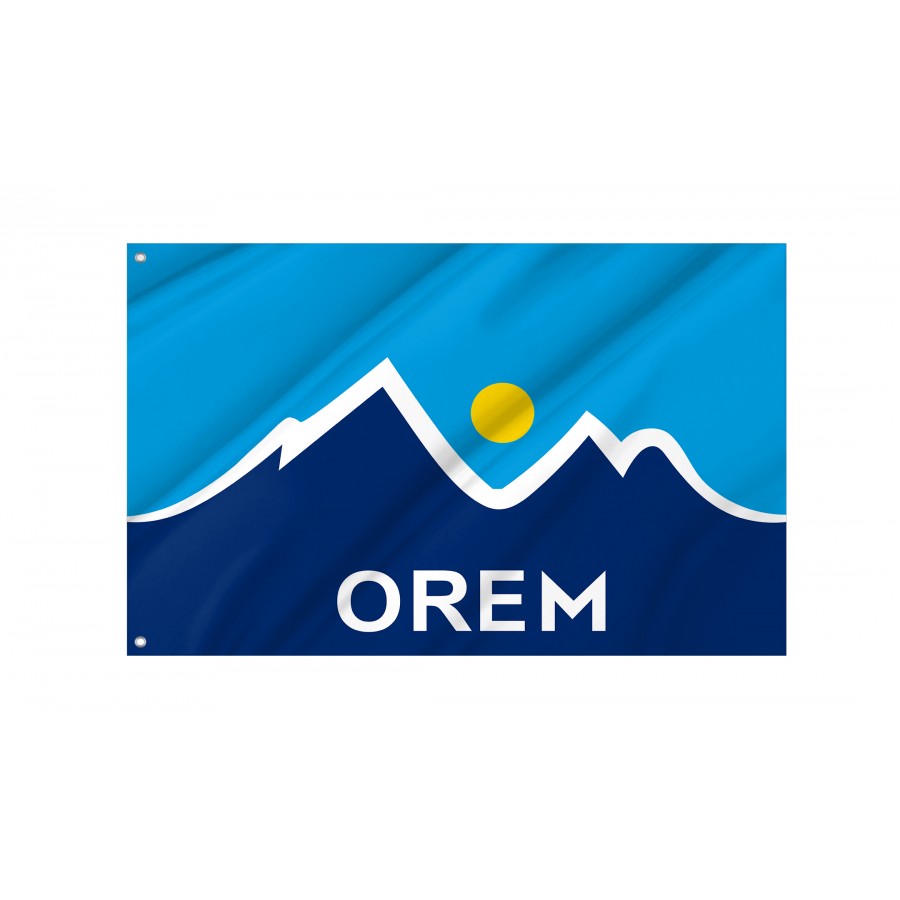 Flag of Orem, Utah, Patriotic Flags, Unique Design Print, Flags for Indoor & Outdoor Use