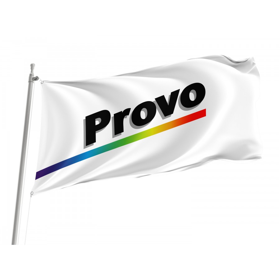 Flag of Provo, Utah 1989-2015, Patriotic Flags, Unique Design Print, Flags for Indoor & Outdoor Use