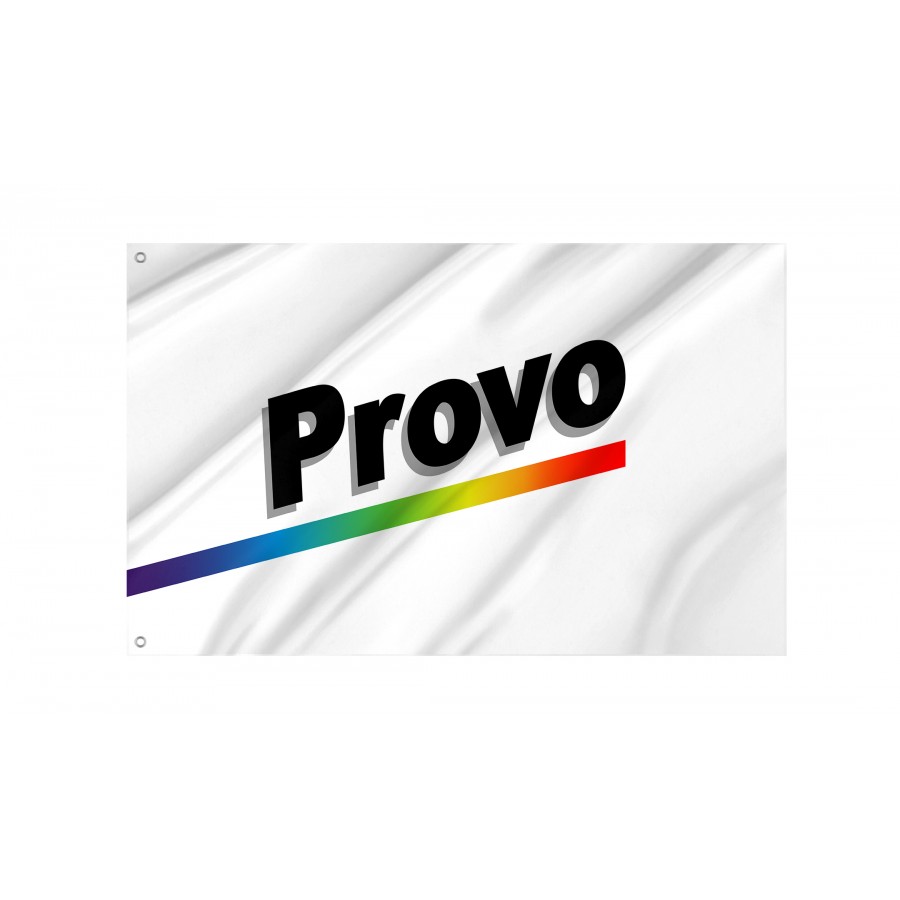 Flag of Provo, Utah 1989-2015, Patriotic Flags, Unique Design Print, Flags for Indoor & Outdoor Use
