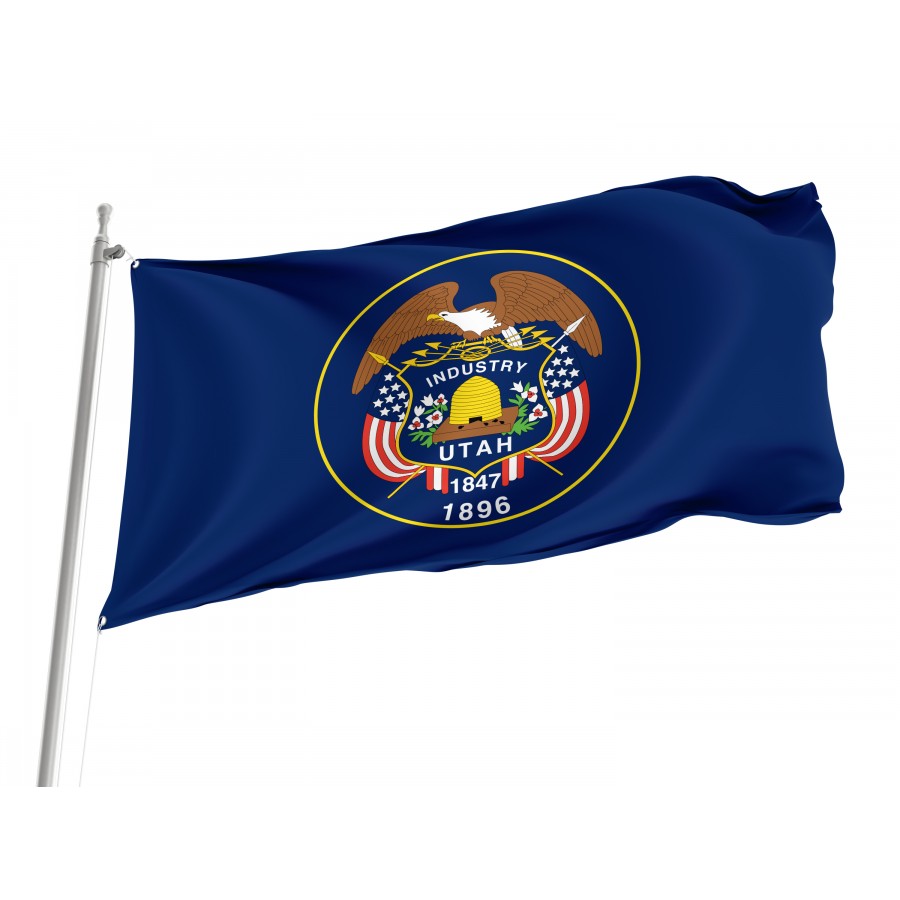 Flag of Utah 1922-2011, Patriotic Flags, Unique Design Print, Flags for Indoor & Outdoor Use