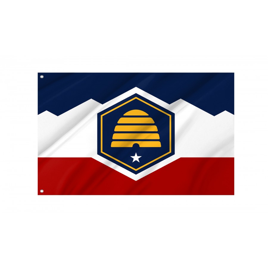 Flag of Utah 2022, Patriotic Flags, Unique Design Print, Flags for Indoor & Outdoor Use