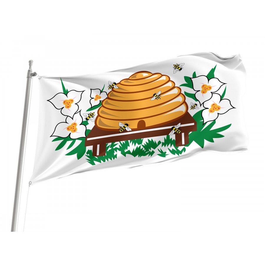 Flag of Utah Arms, Patriotic Flags, Unique Design Print, Flags for Indoor & Outdoor Use