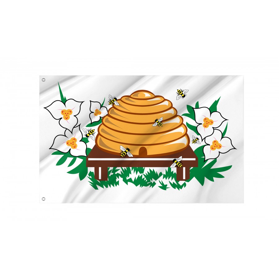 Flag of Utah Arms, Patriotic Flags, Unique Design Print, Flags for Indoor & Outdoor Use