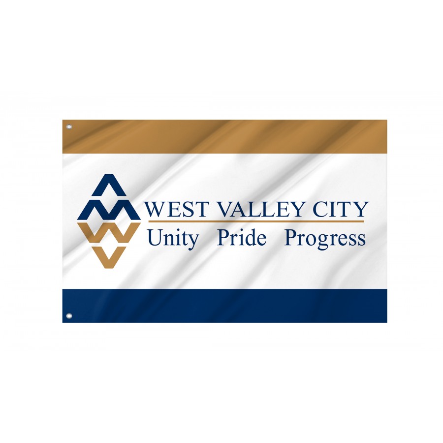 Flag of West Valley City, Utah, Patriotic Flags, Unique Design Print, Flags for Indoor & Outdoor Use