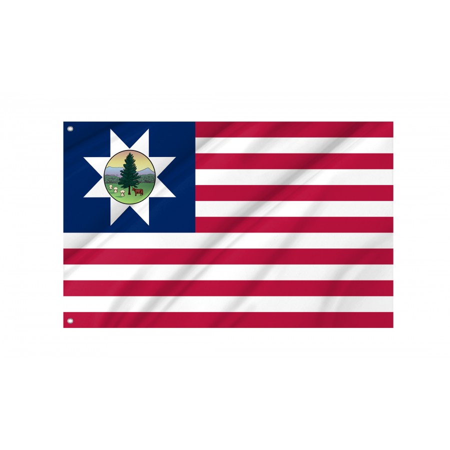Flag Of Vermont 1837-1923, Patriotic Flags, Unique Design Print, Flags For Indoor & Outdoor Use - High Quality Vermont for Indoor and Outdoor Use