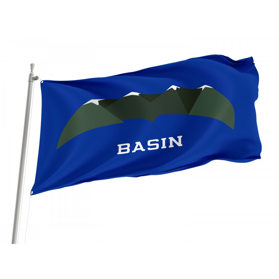 Flag Of Basin, Wyoming, Patriotic Flags, Unique Design Print, Flags For Indoor & Outdoor Use - High Quality Wyoming for Indoor and Outdoor Use