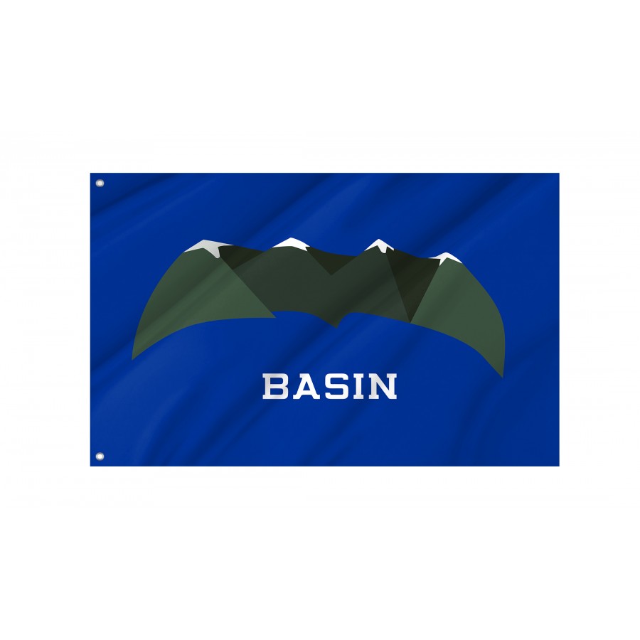 Flag Of Basin, Wyoming, Patriotic Flags, Unique Design Print, Flags For Indoor & Outdoor Use - High Quality Wyoming for Indoor and Outdoor Use