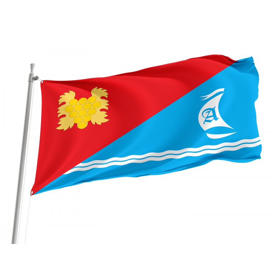 Flag of Andriivka Village Sevastopol City, Patriotic Flags, Unique Design Print, Flags for Indoor & Outdoor Use