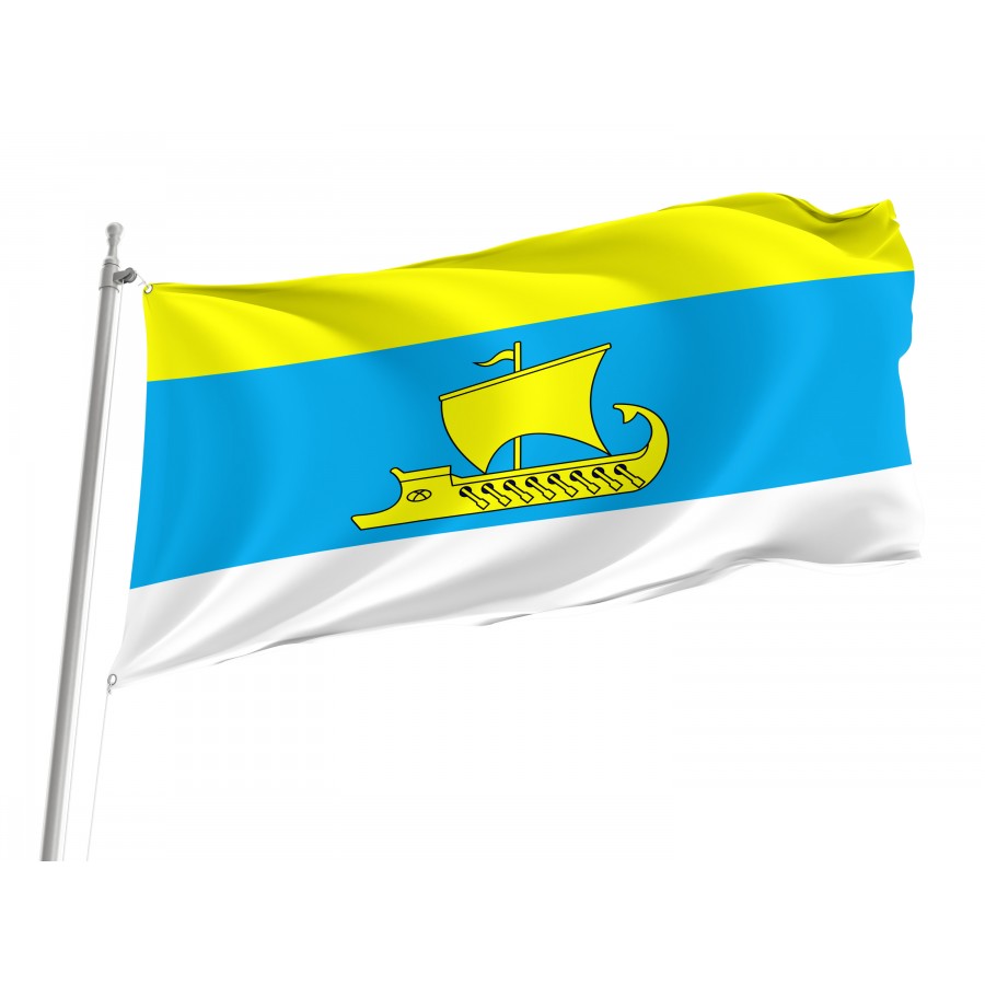 Flag of Berezanka Region, Mykolaiv District, Patriotic Flags, Unique Design Print, Flags for Indoor & Outdoor Use