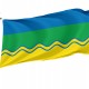 Flag of Borzna Region, Chernihiv District, Patriotic Flags, Unique Design Print, Flags for Indoor & Outdoor Use - Imagine 1