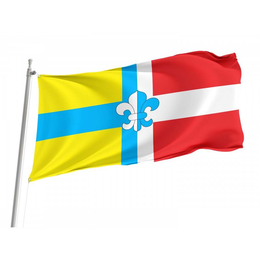 Flag of Brody Region, Lviv District, Patriotic Flags, Unique Design Print, Flags for Indoor & Outdoor Use