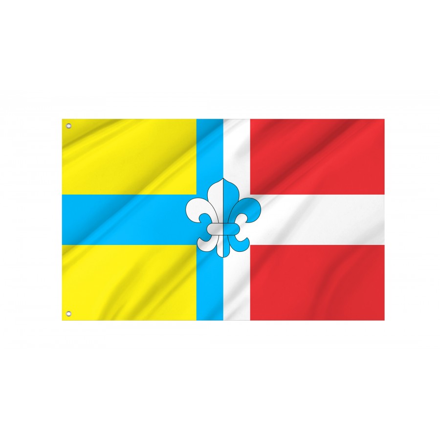 Flag of Brody Region, Lviv District, Patriotic Flags, Unique Design Print, Flags for Indoor & Outdoor Use