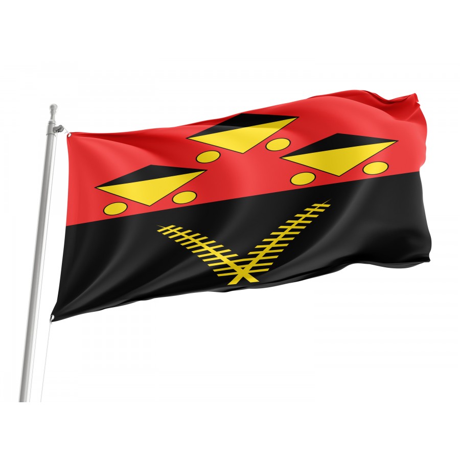 Flag of Chervonohrad, Lviv District, Patriotic Flags, Unique Design Print, Flags for Indoor & Outdoor Use