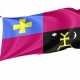 Flag of Chornukhy Region, Poltava District, Patriotic Flags, Unique Design Print, Flags for Indoor & Outdoor Use - Imagine 1