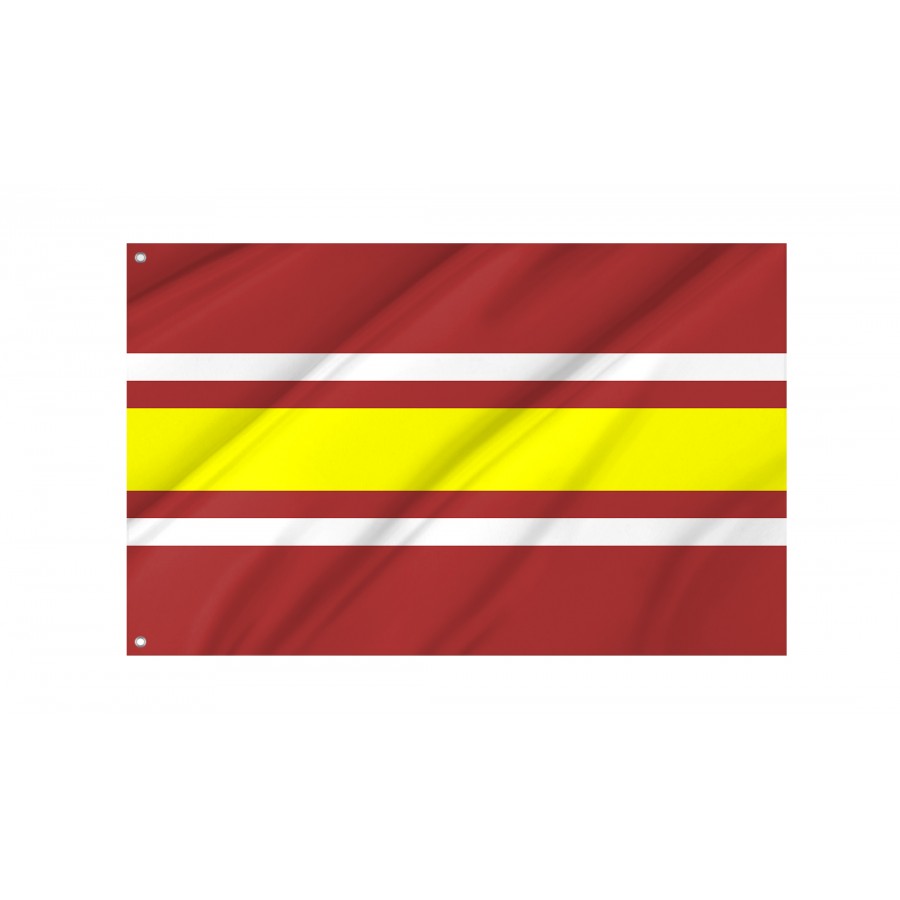 Flag of Derazhnia Region, Khmelnytskyi District, Patriotic Flags, Unique Design Print, Flags for Indoor & Outdoor Use