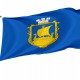 Flag of Dnipro District, Kyiv, Patriotic Flags, Unique Design Print, Flags for Indoor & Outdoor Use - Imagine 1