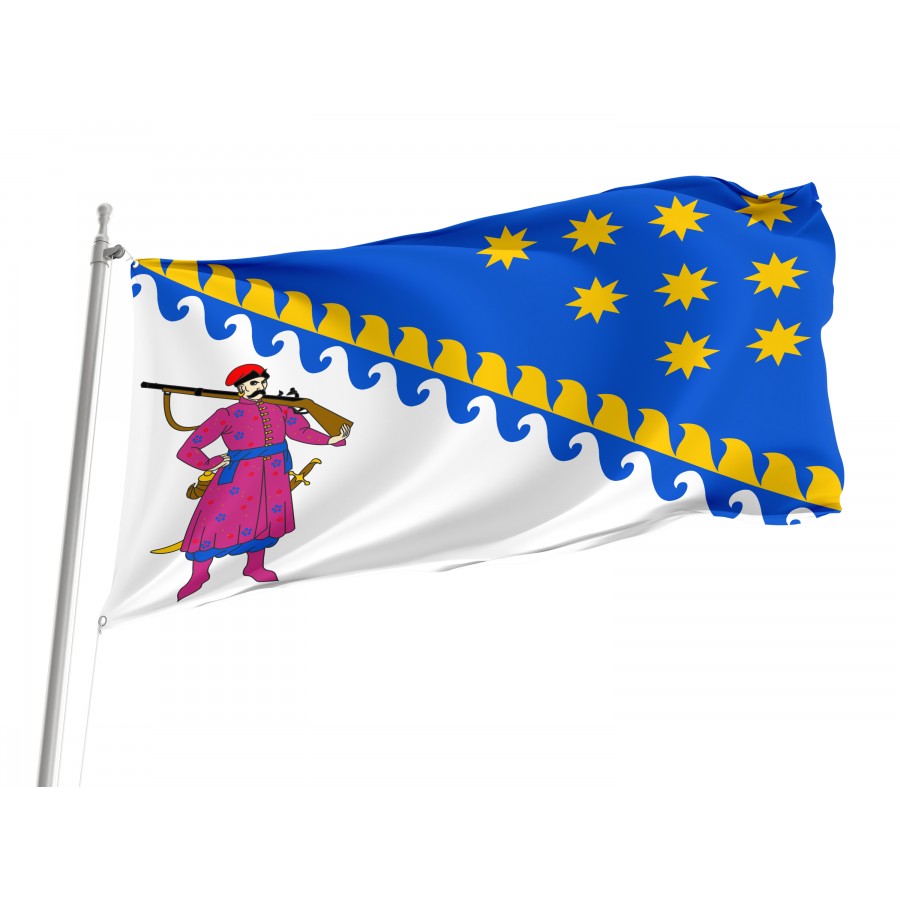 Flag of Dnipropetrovsk District, Patriotic Flags, Unique Design Print, Flags for Indoor & Outdoor Use