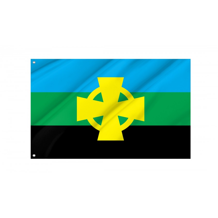 Flag of Drohobych Region, Lviv District, Patriotic Flags, Unique Design Print, Flags for Indoor & Outdoor Use
