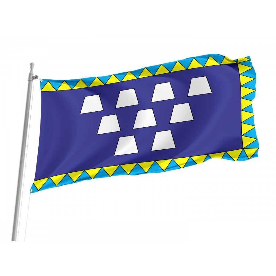 Flag of Drohobych, Lviv District, Patriotic Flags, Unique Design Print, Flags for Indoor & Outdoor Use