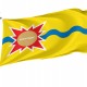 Flag of Enerhodar, Zaporizhia District, Patriotic Flags, Unique Design Print, Flags for Indoor & Outdoor Use - Imagine 1