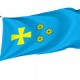Flag of Hlobyne Region, Poltava District, Patriotic Flags, Unique Design Print, Flags for Indoor & Outdoor Use - Imagine 1
