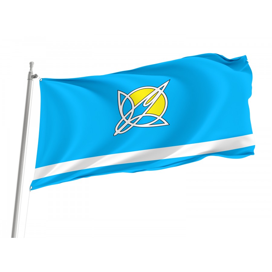 Flag of Horishni Plavni, Poltava District, Patriotic Flags, Unique Design Print, Flags for Indoor & Outdoor Use