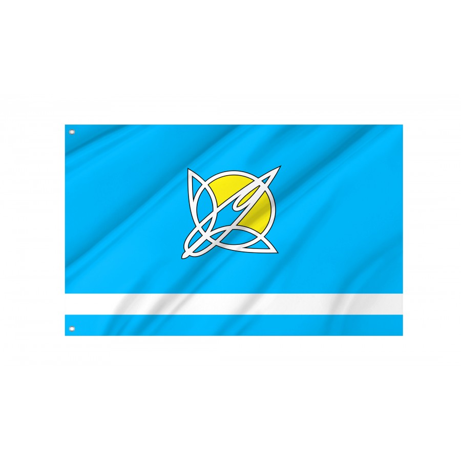 Flag of Horishni Plavni, Poltava District, Patriotic Flags, Unique Design Print, Flags for Indoor & Outdoor Use