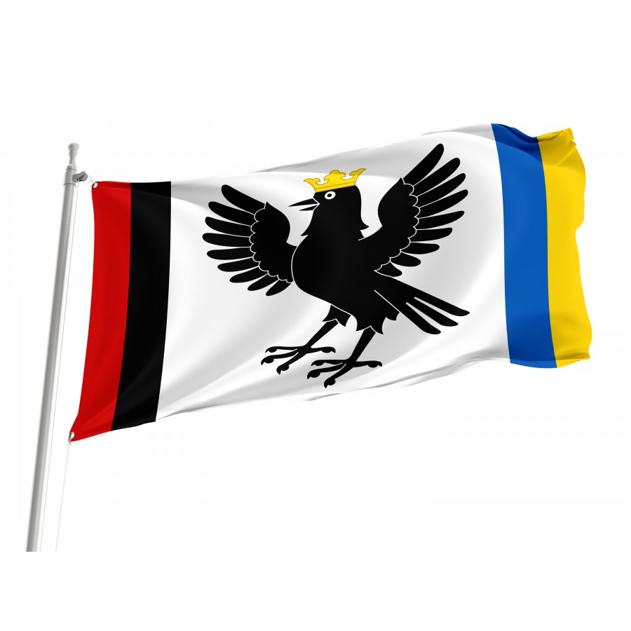 Flag of Ivano-Frankivsk District, Patriotic Flags, Unique Design Print, Flags for Indoor & Outdoor Use