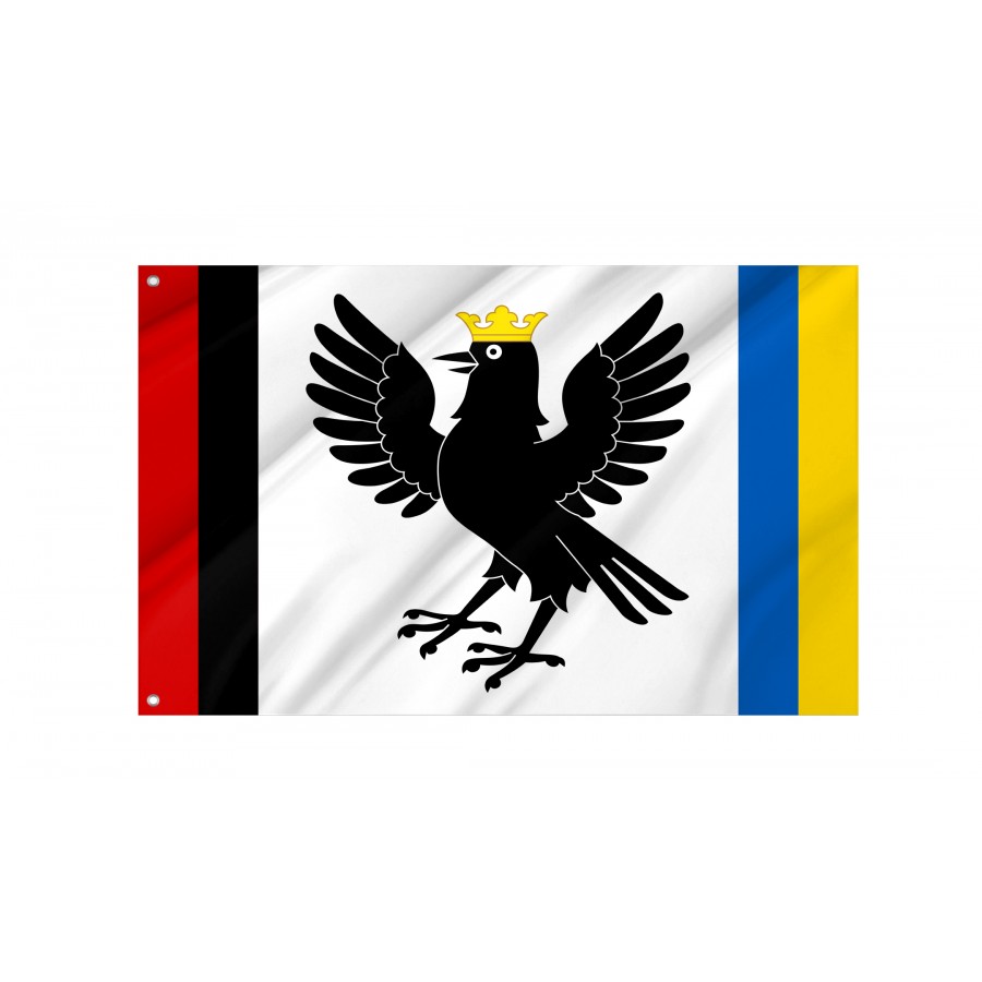 Flag of Ivano-Frankivsk District, Patriotic Flags, Unique Design Print, Flags for Indoor & Outdoor Use