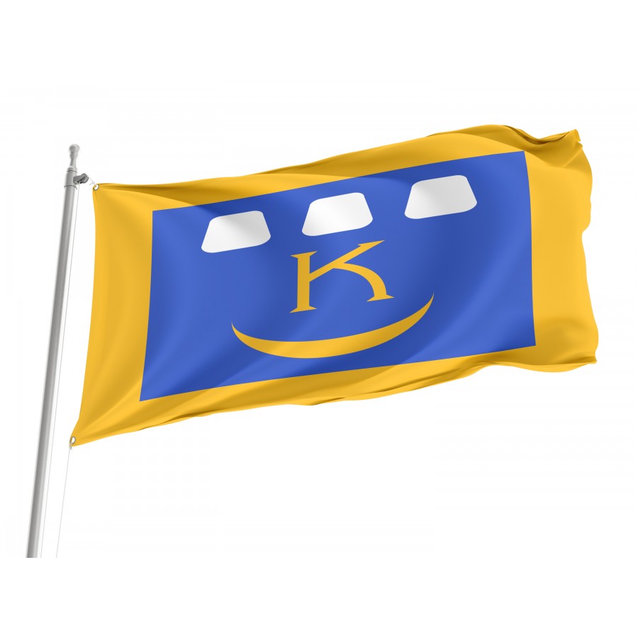 Flag of Kalush, Ivano-Frankivsk District, Patriotic Flags, Unique Design Print, Flags for Indoor & Outdoor Use