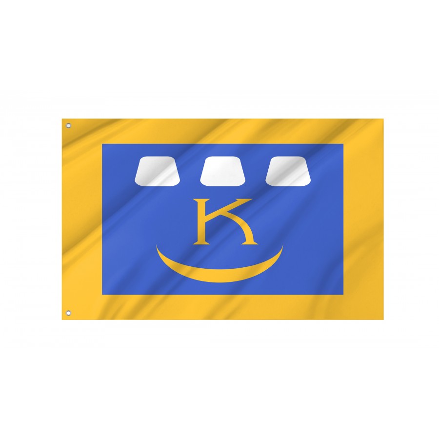 Flag of Kalush, Ivano-Frankivsk District, Patriotic Flags, Unique Design Print, Flags for Indoor & Outdoor Use