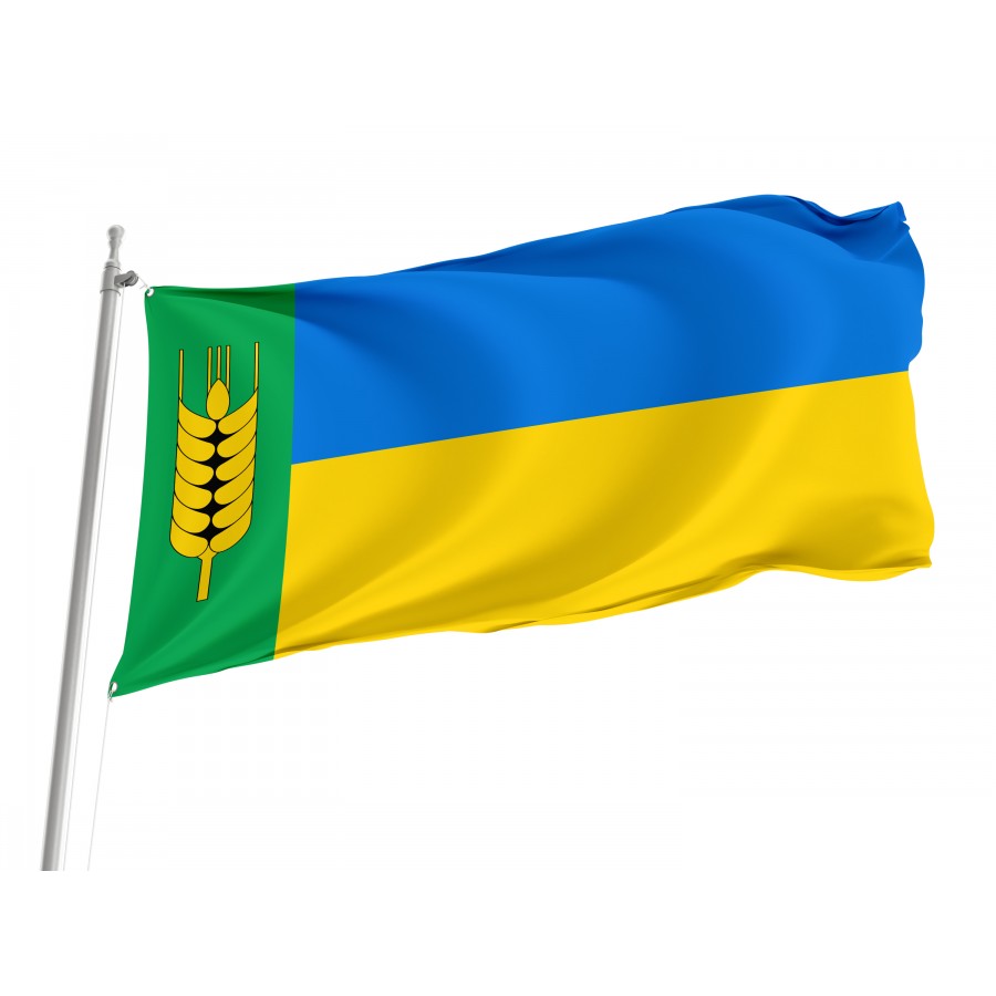 Flag of Kazanka Region, Mykolaiv District, Patriotic Flags, Unique Design Print, Flags for Indoor & Outdoor Use