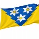 Flag of Khust Region, Zakarpattia District, Patriotic Flags, Unique Design Print, Flags for Indoor & Outdoor Use - Imagine 1