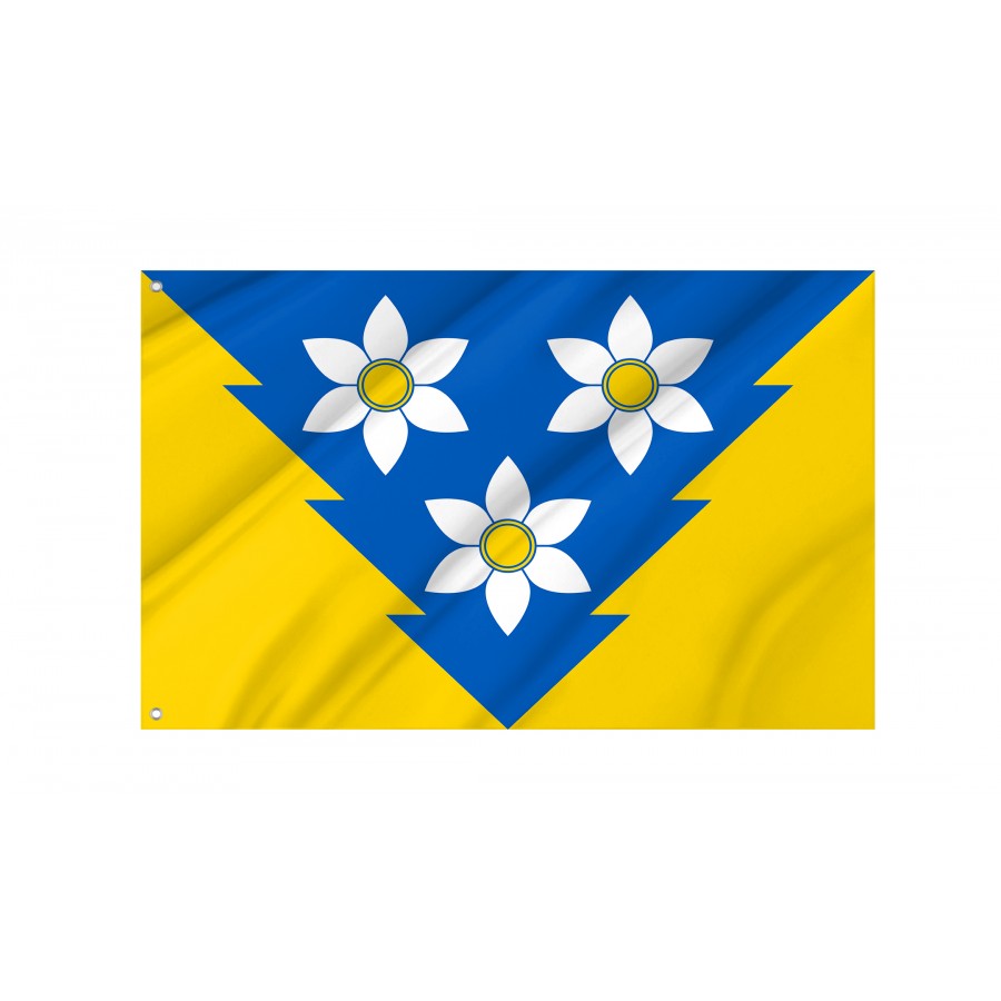 Flag of Khust Region, Zakarpattia District, Patriotic Flags, Unique Design Print, Flags for Indoor & Outdoor Use