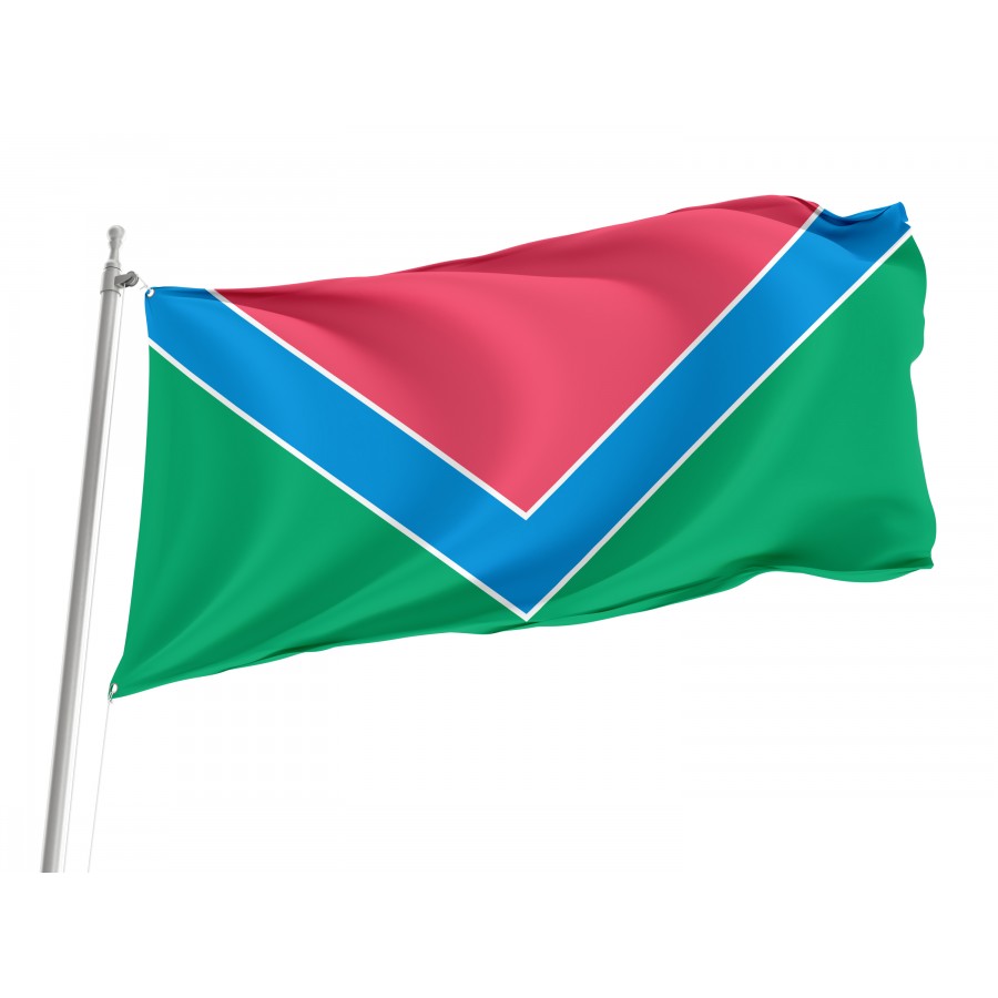 Flag of Kompaniivka in Kirovograd District Province of central Ukraine, Patriotic Flags, Unique Design Print, Flags for Indoor & Outdoor Use