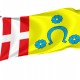 Flag of Kovel Region, Volyn District, Patriotic Flags, Unique Design Print, Flags for Indoor & Outdoor Use - Imagine 1