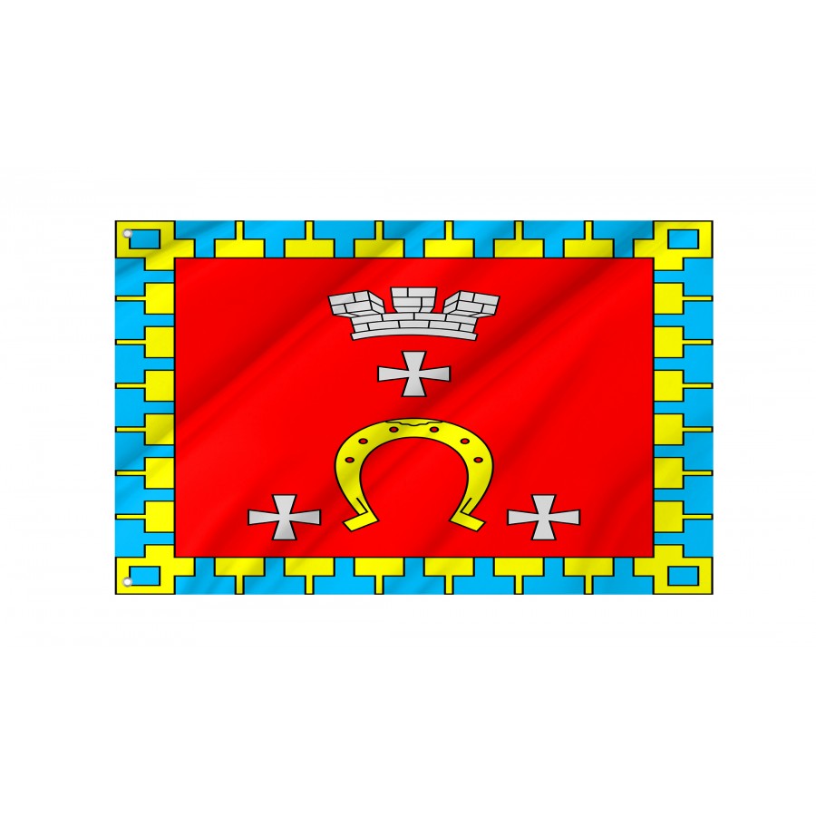 Flag of Kovel, Volyn District, Patriotic Flags, Unique Design Print, Flags for Indoor & Outdoor Use