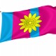 Flag of Kozelets Region, Chernihiv District, Patriotic Flags, Unique Design Print, Flags for Indoor & Outdoor Use - Imagine 1