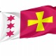 Flag of Krasnopillia Region, Sumy District, Patriotic Flags, Unique Design Print, Flags for Indoor & Outdoor Use - Imagine 1