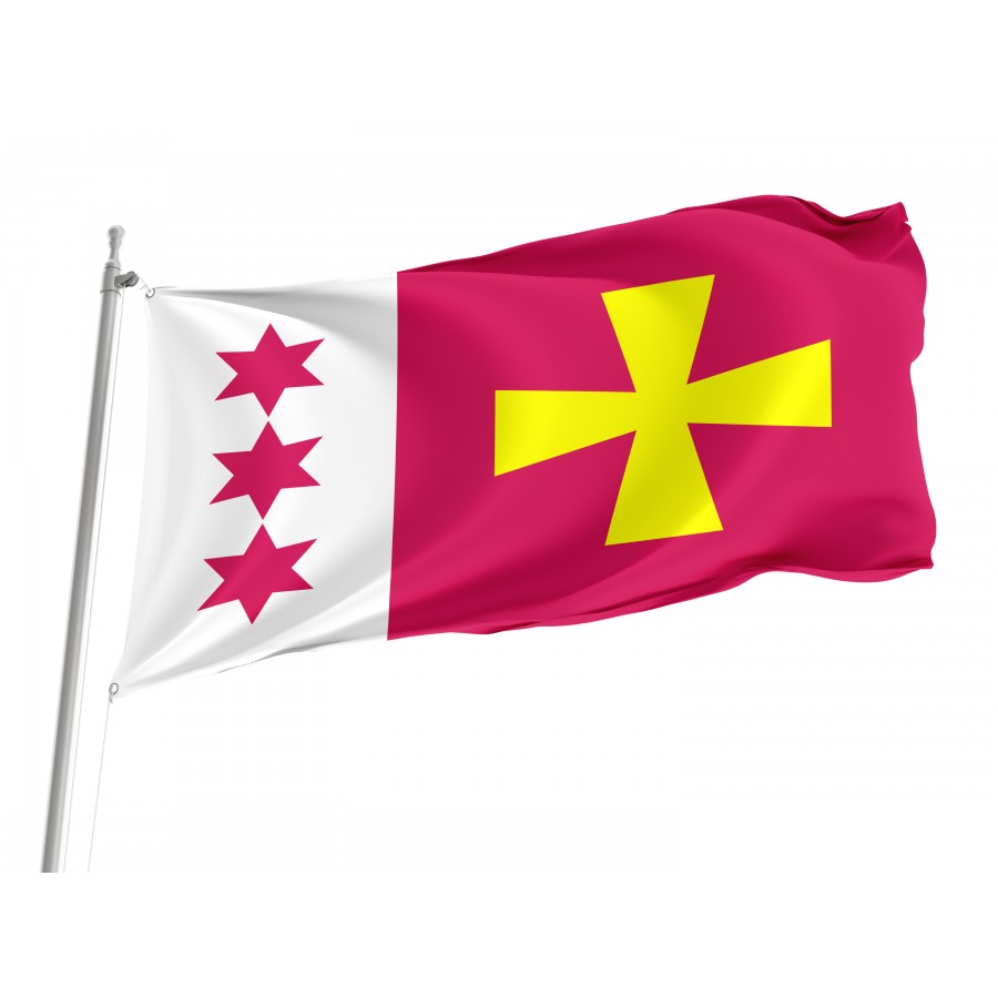 Flag of Krasnopillia Region, Sumy District, Patriotic Flags, Unique Design Print, Flags for Indoor & Outdoor Use