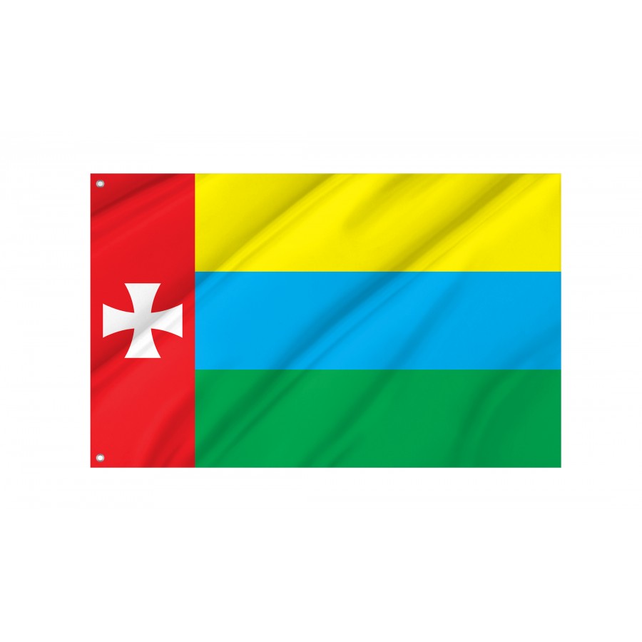 Flag of Kremenets Region in Ternopil District, Patriotic Flags, Unique Design Print, Flags for Indoor & Outdoor Use
