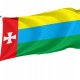 Flag of Kremenets Region in Ternopil District, Patriotic Flags, Unique Design Print, Flags for Indoor & Outdoor Use - Imagine 1
