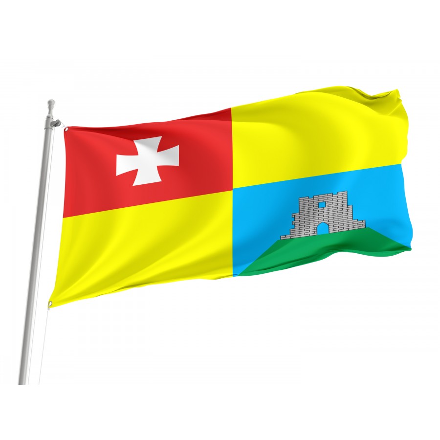 Flag of Kremenets, Ternopil District, Patriotic Flags, Unique Design Print, Flags for Indoor & Outdoor Use