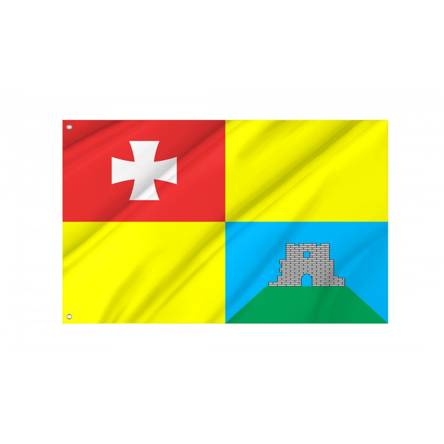 Flag of Kremenets, Ternopil District, Patriotic Flags, Unique Design Print, Flags for Indoor & Outdoor Use