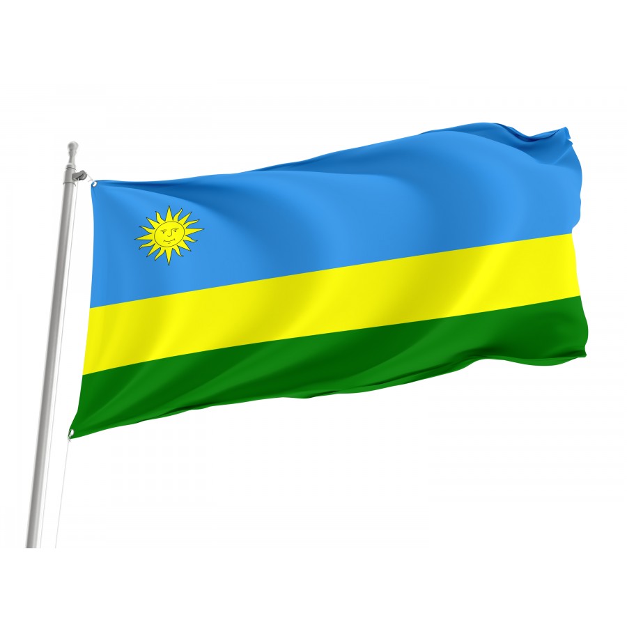 Flag of Lityn Region, Vinnytsia District, Patriotic Flags, Unique Design Print, Flags for Indoor & Outdoor Use
